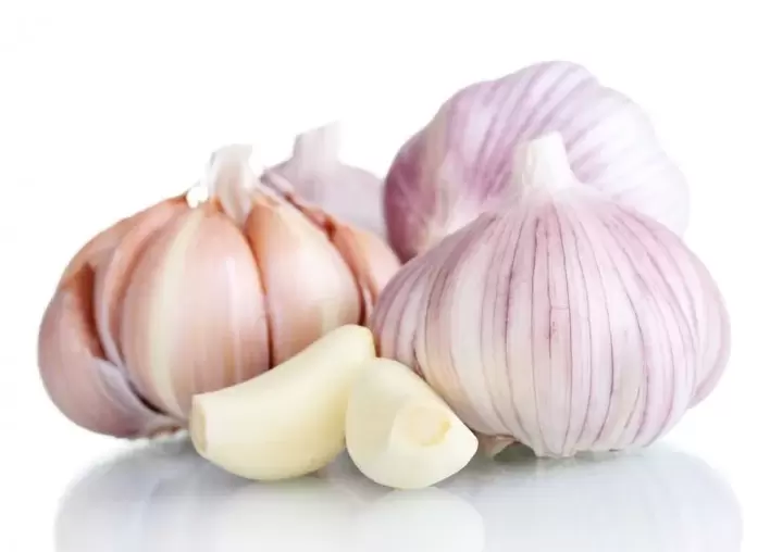 Garlic treats varicose veins on the legs