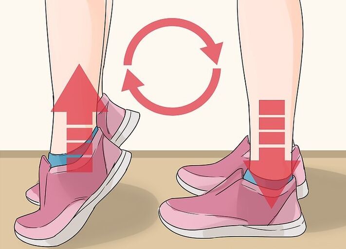Rolling exercise to prevent varicose veins